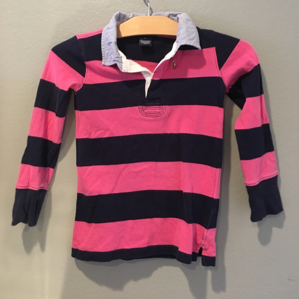 Ralph Lauren Pink&Blue Long Sleeve